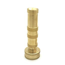 Garden Brass Nozzle Heavy Duty 4 inch Brass Twist Water Hose Nozzle
