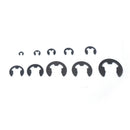160PCS E-Clip & Retaining Ring Assortment Kit 2 3 4 5 6 7 8 9 10 12mm Circlip