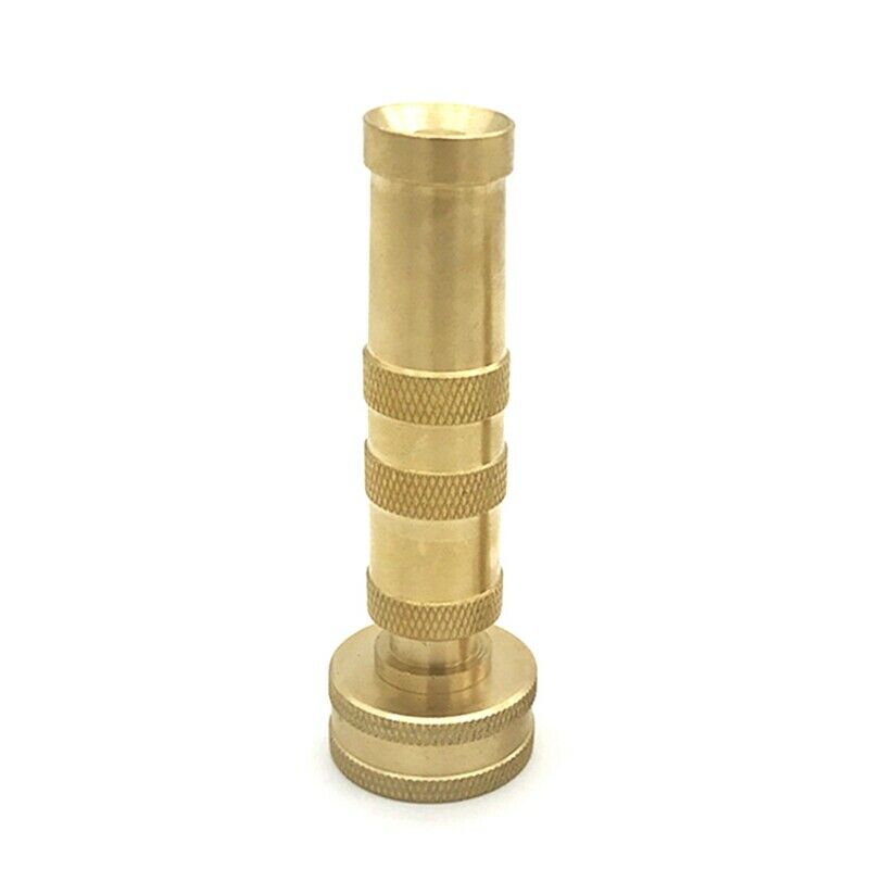 Garden Brass Nozzle Heavy Duty 4 inch Brass Twist Water Hose Nozzle