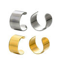 2 Pair Unisex Punk Rock Ear Clip Cuff Wrap No piercing-Clip On Earrings Gift