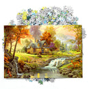 1000pcs DIY Cabin Jigsaw Paper Puzzle Educational Toys Assembling Gifts A