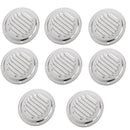 8pcs Heavy Duty 4'' Marine Boat Yacht Louvered Air Vent Cover Accessories