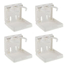 Pack of 4 Large Plastic Cup Holders, Adjustable for Holding Cups up to 75mm-90mm