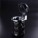 Blue Led Light Car Ashtray Fireproof Material Easy Clean Car Ashtray Fit Mo O8I5