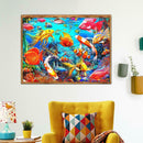 5D DIY Full Drill Diamond Painting Cross Stitch Embroidery Kit (Fish07)