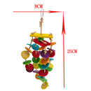 Wooden Bird Standing, Swinging and Climbing Toys for Medium Parrots and Birds