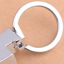 /// M Stripe Nylon Band Key FOB Chain Chrome Ring Inner PU Leather fit for BMW