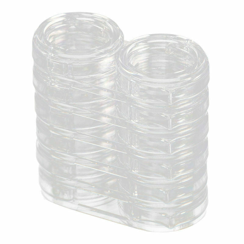 6pcs Nail Art Storage Box Removable Case Rhinestone Gems Decor Holder gdg