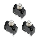 3Pack Resettable Car Push Button Circuit Breaker w/ Quick Terminals Plastic