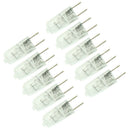 10X G8 Base JCD Halogen Bi-Pin Landscape Light Bulbs Lamps 20 Watt 20 W White