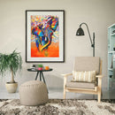 Colorful Elephant 5D DIY Diamond Painting Embroidery Cross Stitch Mosaic