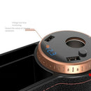 Dual Usb Charging And Coin Box Car Seat Crevice Organizer Universal Cigaret