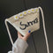 Straw Messenger Bags Woven Beach Crossbody Women Shoulder Handbags (Beige)