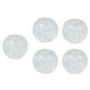 5pcs Thermal Glass Ball Tealight Candle Holder Holiday Wedding Decor 8cm