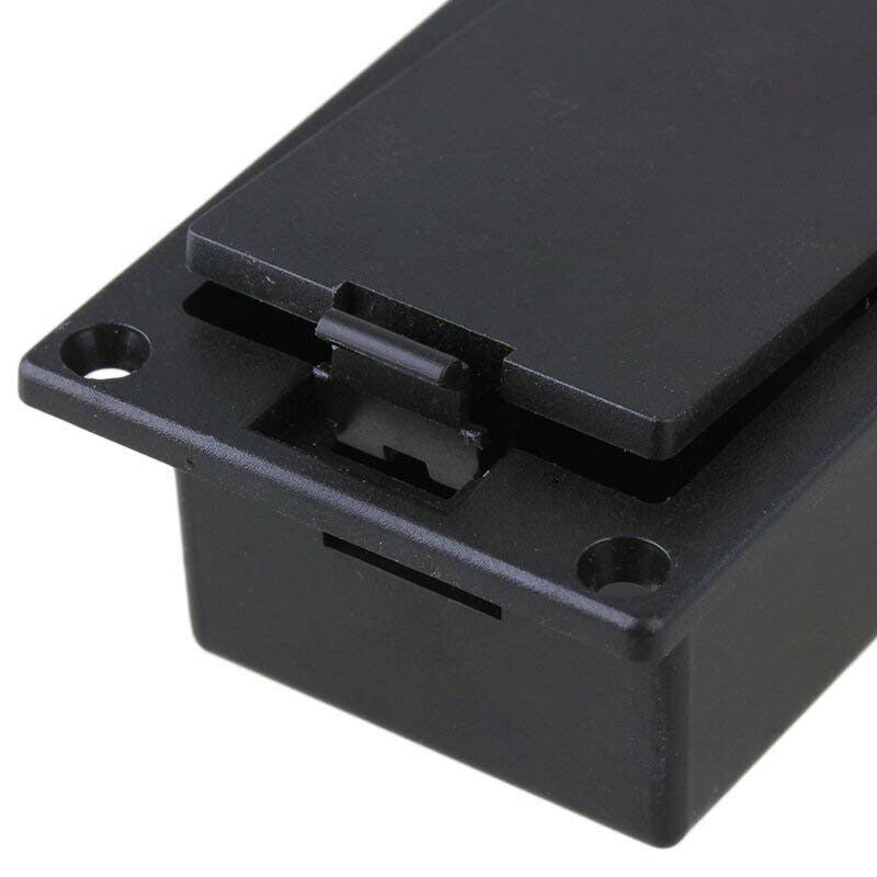 9v Battery Case Box Compartment Cover For Guitar Bass Pack of 2 W1Y3