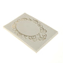 Retro mirror frame Silicone Fondant Mold Cake Decorating Tool Chocolate Mould3c