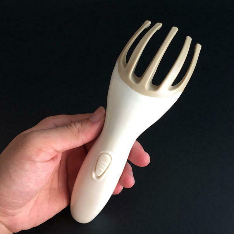 Electric Vibration Head Massager 5 Finger Claw Relax Handheld Scalp Massage Comb
