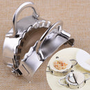 Stainless Steel Wrapper Dough Presser Cutter Dumpling Pie Ravioli Mould Maker