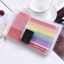 A6 13 lattice Expanding File Plastic Folder Organizer Document Rainbow Color