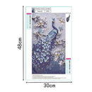 5D DIY Animal Peacock Embroidery Diamond Painting Rhinestones Cross Stitch