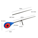 Mini Winter Ice Fishing Rod 13CM Simple Fishing Device Fishing Rod Stick wi