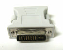HDMI adapter DVI 24 + 5 Pin male to VGA female Connector 1pc Adapter White X4X3