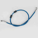 50cm Motorcycle Braided Stainless Steel Brake Clutch Oil Hoses Line Pipe Blue