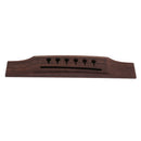 Exquisite Rosewood Replacement Guitar Bridge for 6-Strings Acoustic Folk Guitar