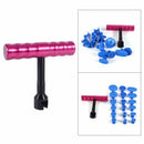 1 Set Of Car Body Paint-Free T-Bar Dent Repair Removal Kit Tool Puller Lift