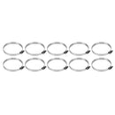 10pcs 72-95mm Stainless Steel Hose Clamp Clip Worm Drive Fuel Line Clamp