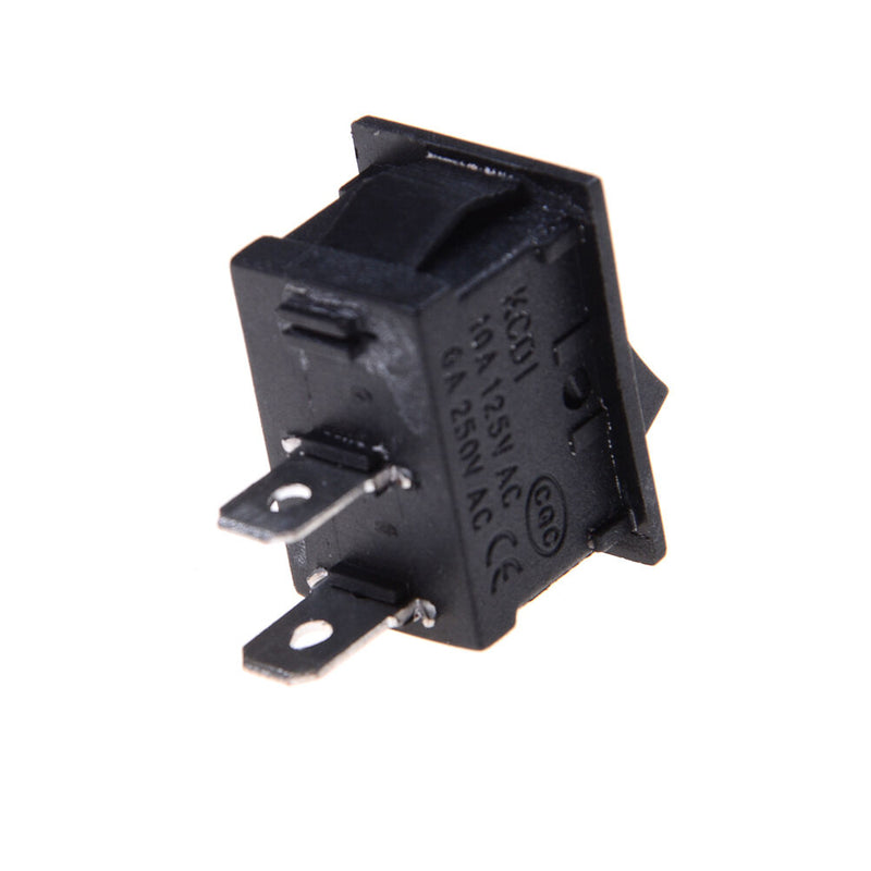10X 2PIN ON/OFF Rectangle Rocker Switch Car Dashboard Dash Boat SPST 6A/250V Gw