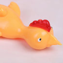 Novelty Funny Sticky Flying Rubber Sling Shot Chicken Flying Finger Toys ME