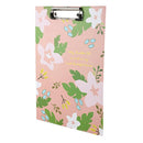 Cute flower folder writing (pink,green)