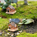 3Pcs Mini Landscape Decoration Small Houses Handicraft Gift Garden Ornaments AME