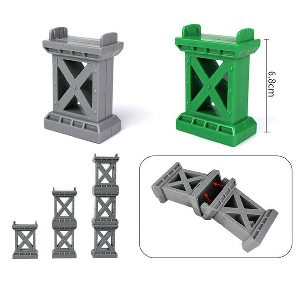Train Bridge Pier Track Railway Accessories Compatible Major Brands Best 3C