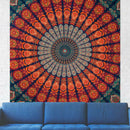 Geometric Printing Carpet Sleeping Blanket Tapestry (Mandala16 200x150cm) SN9F