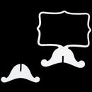 Set of 20 Mini Chalkboard- Small Blackboard for Catering Supplies, Food Lab