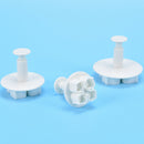 3Pcs hydrangea fondant cake decorating sugarcraft plunger cutter flower mold JR