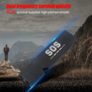 Outdoors Portable Keychain Whistle Double Pipe Emergency Survival Whistle