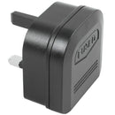 Euro 2 Pin to 3 Pin Converter Plug Adapter Black