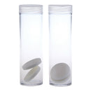 10X Acrylic Clear  Tube Capsule Box Holder Case Storage 27mm