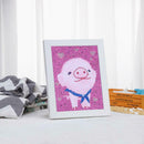 DIY Full Drill Diamond Painting Cartoon Kids Embroidery Kit (DZ195 Pig)