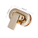 DIY Metal Clasp Turn Locks Twist Lock for Handbag Bag Purse Hardware Accessories