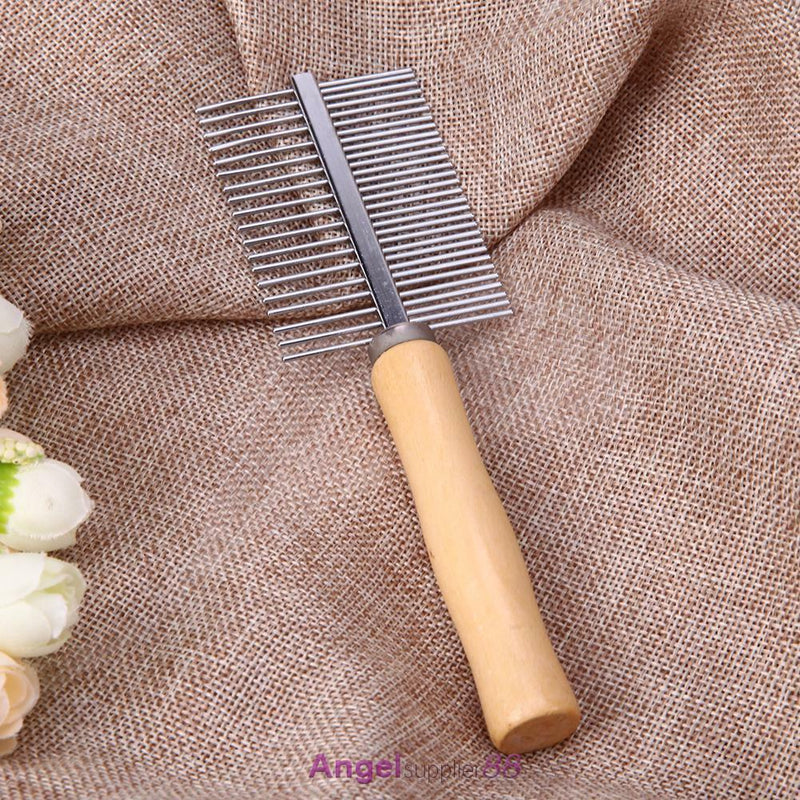 Pet Brush Comb Cat Dog Fur Hair Grooming Trimmer Dematting Steel Tool A