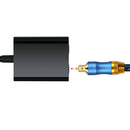 1 to 2 Splitter Optical Fiber Duplicator Adapter For Toslink Digital Audio Cable