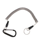 3x Safety Fishing Coiled Lanyards Safety Rope Steel Wire Coiled Fishing Rope