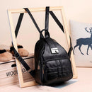 Simple Casual Backpack Soft Leather Anti-Theft Travel Simple Casual Soft Le