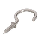 BH01111 Chrome Plated Mug Shouldered Cup Hooks, 25 mm (1 inch) - Pack of 20 R2R6