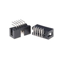 10PCS DC3-10P 2.54mm 2x5 Pin Right Angle Male Shrouded header IDC Socket  OZ