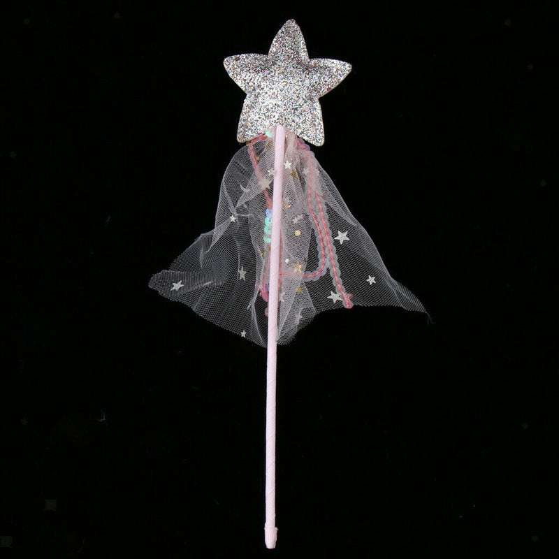 Shining Star Shape Princess Fairy Wands for Kids Girls Party Supplies Birthday